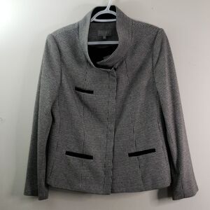 Laura Petites Black & White Check Blazer Size 12
